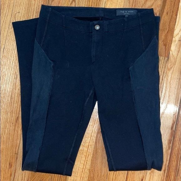 Rag & Bone Knit Mixed Media Leggings w/ Zip Fly 26 - Picture 6 of 11